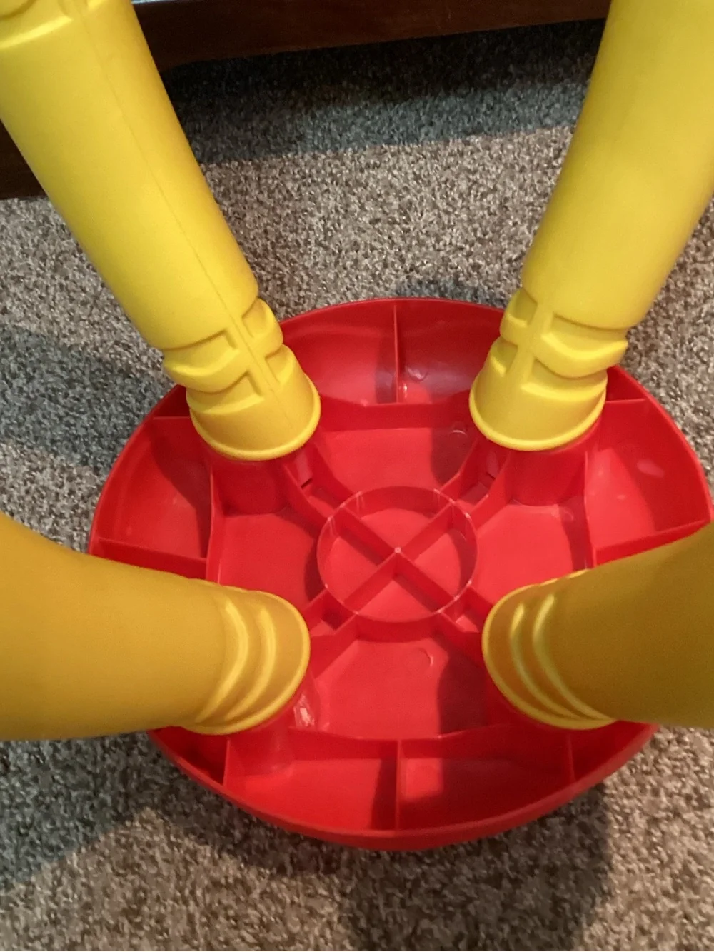 Crayola Crayons Play N Fold Art Studio Replacement Stool Red and Yellow